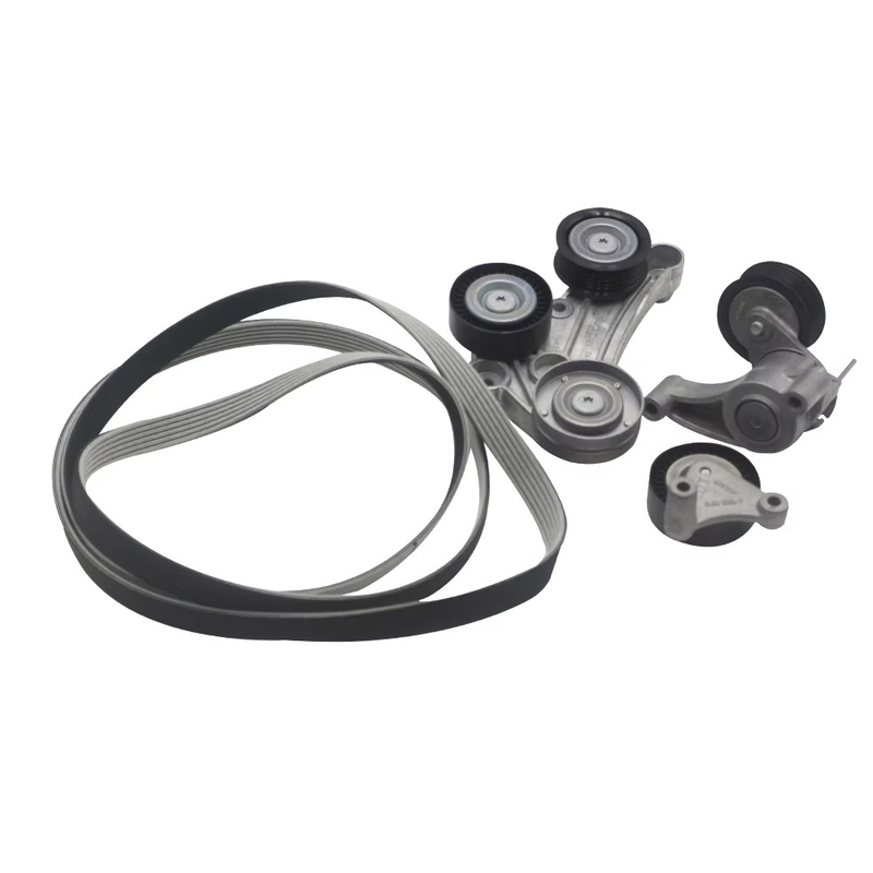 100% origen piezas de auto 32213657 cinturón de cinturón Serpentine cinturón conjunto para Volvo XC90 16- accesorios de automóviles