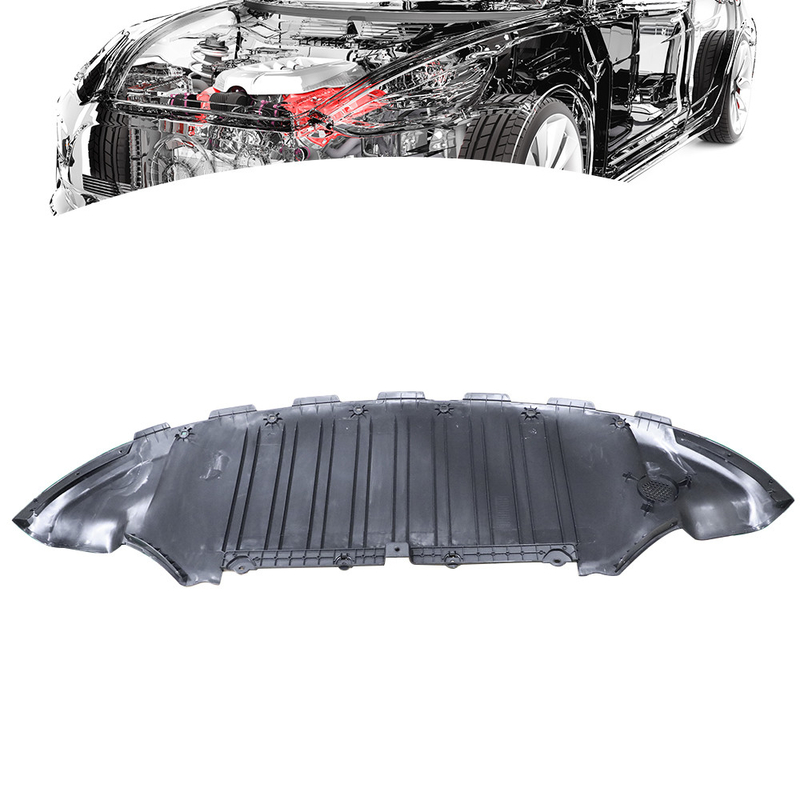 Womala Front Bumper Valance Shield Cover 1493760-00-A-P para el modelo Y SUV Negro