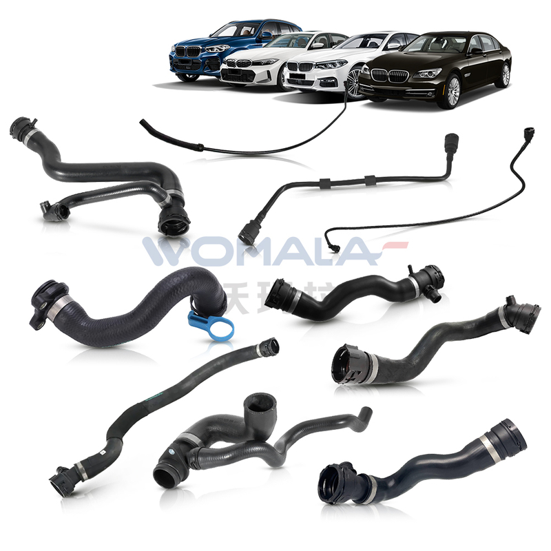 Womala Auto Parts 1712 7531 768 1712 8602 870 Tubos de refrigeración de tuberías de agua del radiador para BMW
